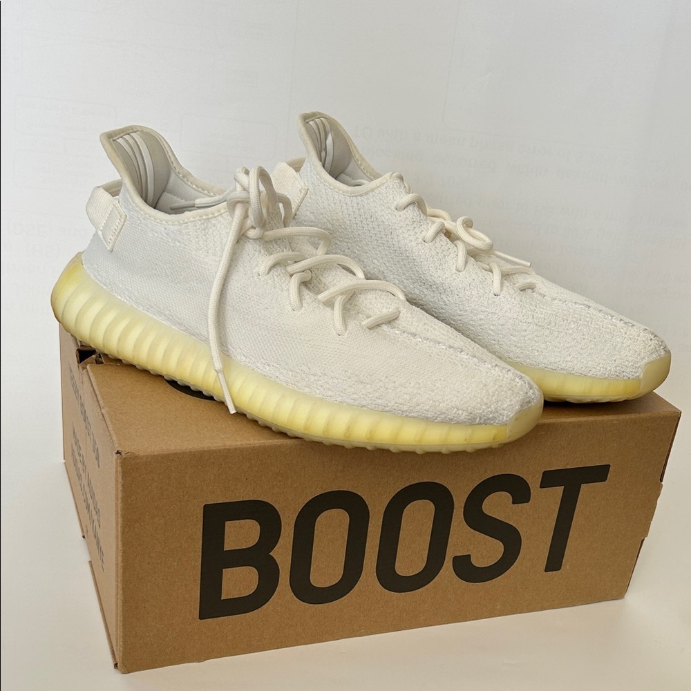 Yeezy Boost 350 V2 in Cream and Yellow
